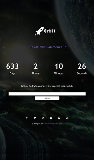 Orbit - Free weebly Template