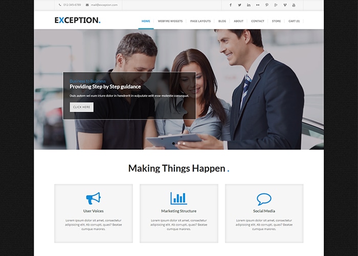 Weebly Theme Exception has been updated