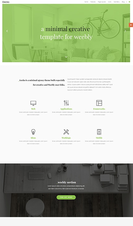 Gecko - Agency Weebly Template