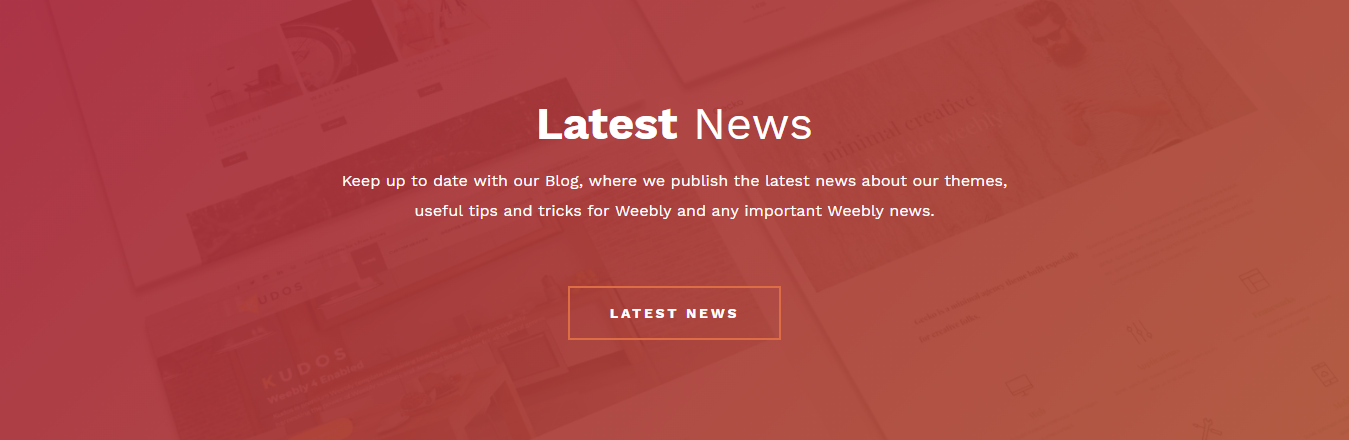 how to build a weebly website homepage