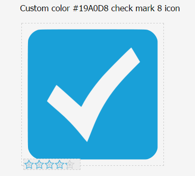 icon after color change