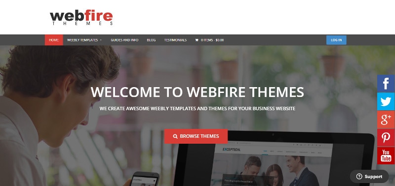 new Webfire Themes website